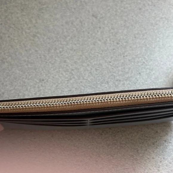 Coach Beige and Light Blue Wristlet - Picture 4 of 4